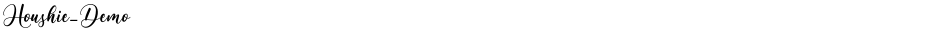 Houshie_DemoDemo