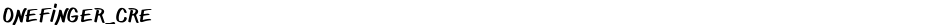 ONEFINGER_CREDemo