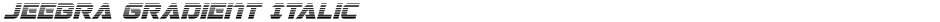 Jeebra Gradient ItalicDemo