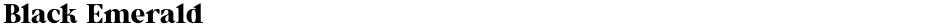 Black EmeraldDemo