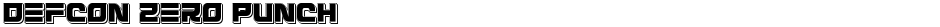 Defcon Zero PunchDemo
