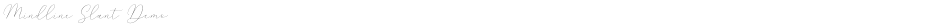 Mindline Slant DemoDemo