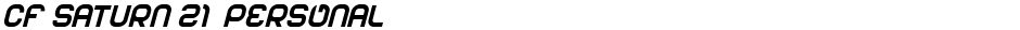 CF Saturn 21 PERSONALDemo