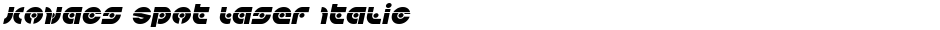 Kovacs Spot Laser ItalicDemo