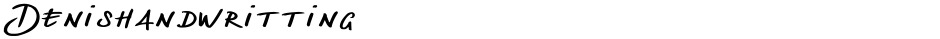DenishandwrittingDemo