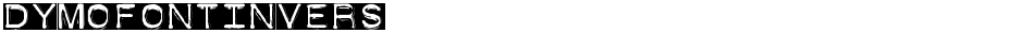 DymoFontInversDemo