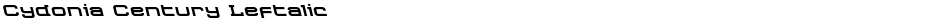 Cydonia Century LeftalicDemo