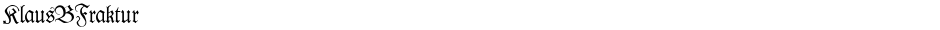 KlausBFrakturDemo