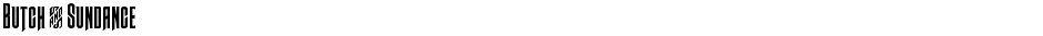 Butch & SundanceDemo