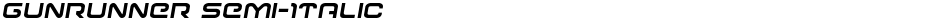 Gunrunner Semi-ItalicDemo