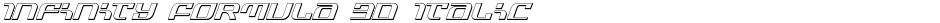 Infinity Formula 3D ItalicDemo