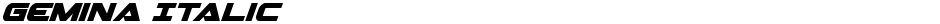 Gemina ItalicDemo