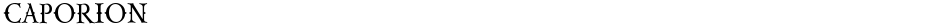 CAPORIONDemo