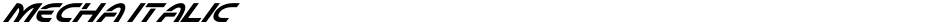 Mecha ItalicDemo