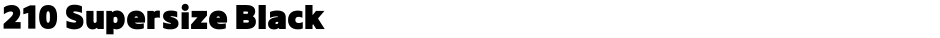 210 Supersize BlackDemo