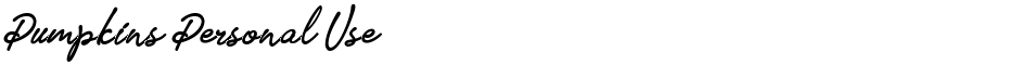 Pumpkins Personal UseDemo