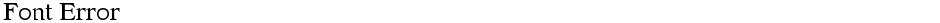 Font ErrorDemo