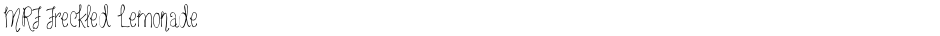 MRF Freckled LemonadeDemo