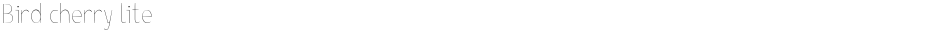 Bird cherry liteDemo
