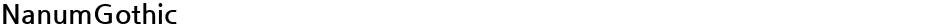 NanumGothicDemo