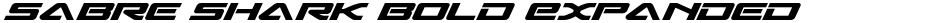 Sabre Shark Bold ExpandedDemo