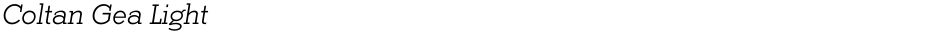 Coltan Gea LightDemo