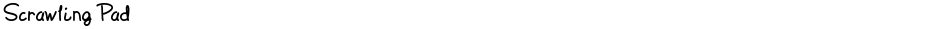 Scrawling PadDemo