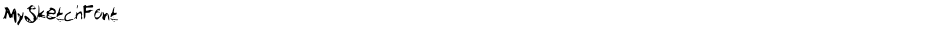 MySketchFontDemo