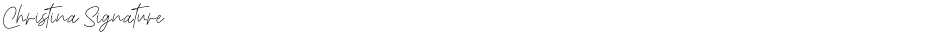 Christina SignatureDemo