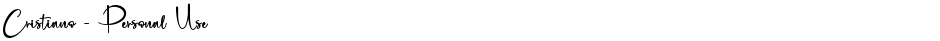 Cristiano - Personal UseDemo
