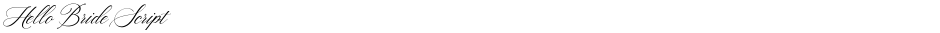 Hello Bride ScriptDemo