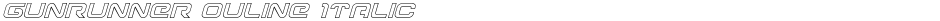 Gunrunner Ouline ItalicDemo