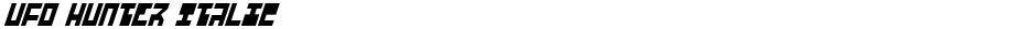 UFO Hunter ItalicDemo