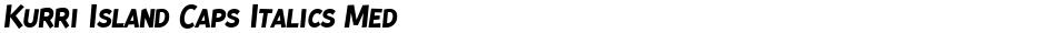 Kurri Island Caps Italics MedDemo