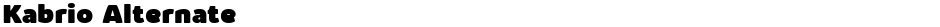 Kabrio AlternateDemo
