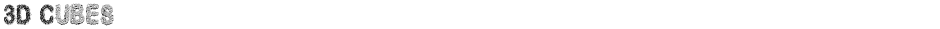 3D CubesDemo