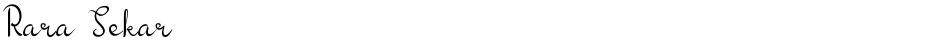 Rara SekarDemo