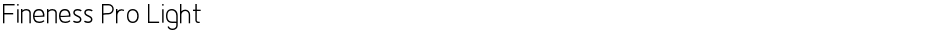 Fineness Pro LightDemo