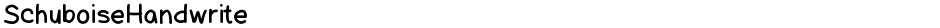 SchuboiseHandwriteDemo