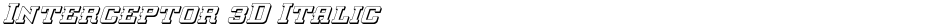 Interceptor 3D ItalicDemo