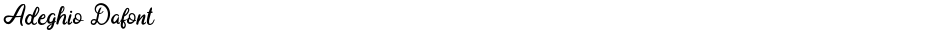 Adeghio DafontDemo