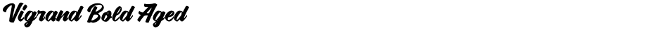Vigrand Bold AgedDemo