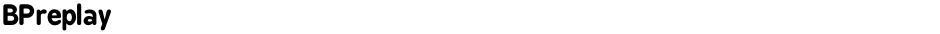 BPreplayDemo