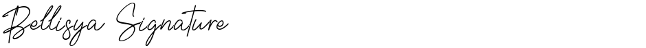 Bellisya SignatureDemo