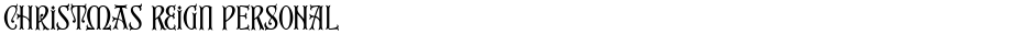 Christmas Reign PERSONALDemo