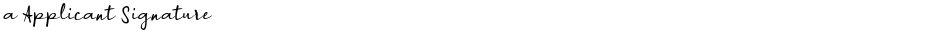 a Applicant SignatureDemo