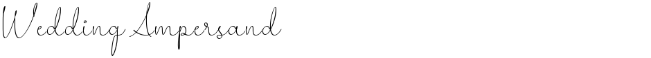Wedding AmpersandDemo