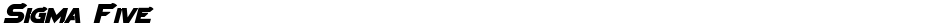 Sigma FiveDemo