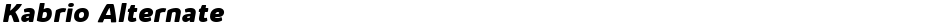 Kabrio AlternateDemo