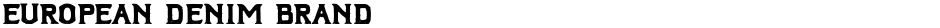European Denim BrandDemo